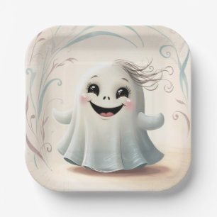 Assiettes En Carton Adorable Ghomajorité ami Halloween Design
