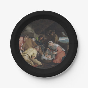 Assiettes En Carton Adoration des bergers