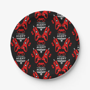 Assiettes En Carton Agent spécial