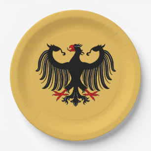 Assiettes En Carton Aigle allemand