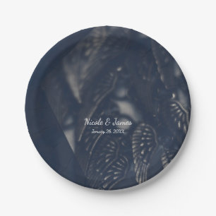 Assiettes En Carton Ailes d'ange sombre Gothique Glam Chic Party