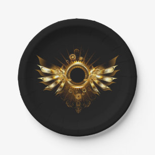 Assiettes En Carton Ailes de Steampunk