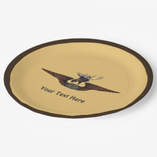 Assiettes En Carton Ailes pilotes de Moose Bush