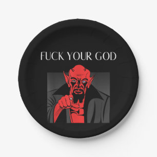 Assiettes En Carton Aist Goat Satan Baphomet GIft