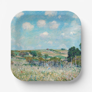 Assiettes En Carton Alfred Sisley - Le pré