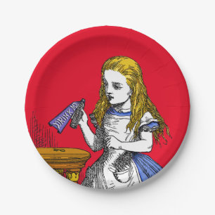 Assiettes En Carton Alice au pays des merveilles