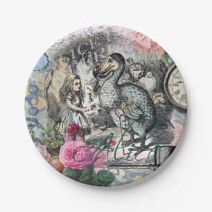 Assiettes En Carton Alice Classique Merveilleux Dodo Art Tenniel