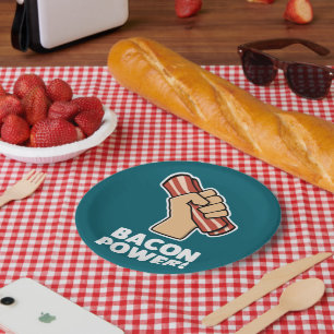 Assiettes En Carton Alimentation Bacon