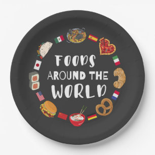 Assiettes En Carton Aliments dans le monde