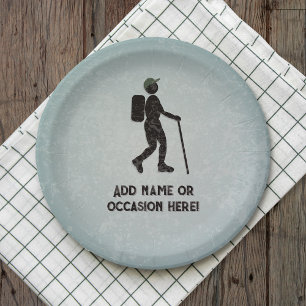 Assiettes En Carton Aller Randonnée - Rambler dans une aventure - votr