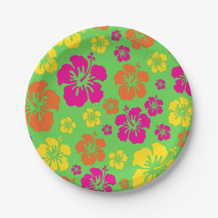 Assiettes En Carton Aloha Cute Hawaiian Kid's Birthday Party