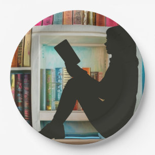 Assiettes En Carton Amateurs de livres