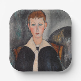 Assiettes En Carton Amedeo Modigliani - Garçon en Sailor