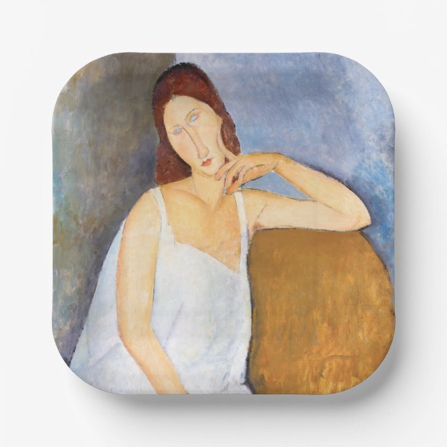 Assiettes En Carton Amedeo Modigliani - Jeanne Hebuterne (Recto)