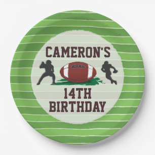 Assiettes En Carton American Football Kids or Adult Birday