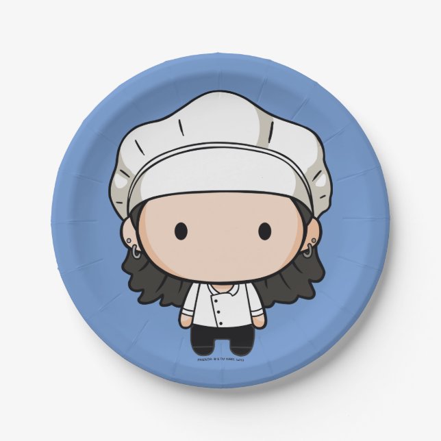 Assiettes En Carton AMIS™ | Monica Chibi (Devant)