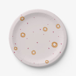 Assiettes En Carton AMOUR ET SACS | Cotton bonbon rose |