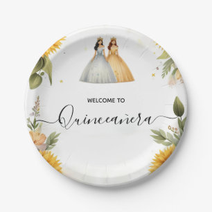 Assiettes En Carton Amusant Joy Lily Twin Double Joint Quinceanera