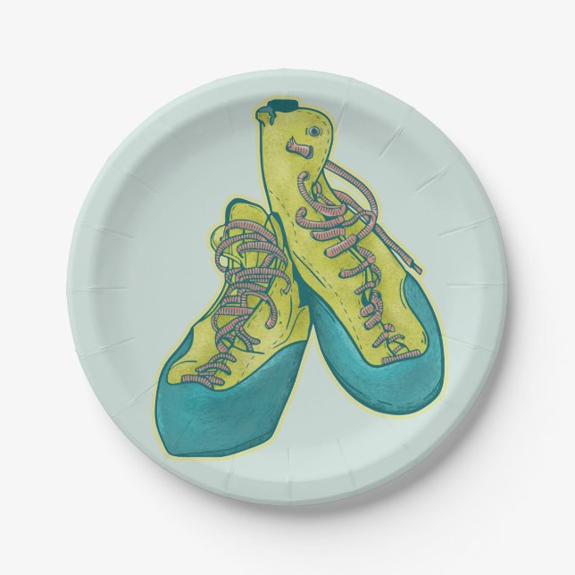 Assiettes En Carton Ancienne escalade chaussures rock escalade (Devant)