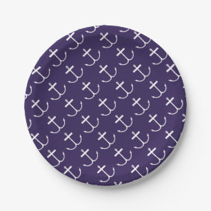 Assiettes En Carton Ancres sur les plaquettes papier (impression Lite)