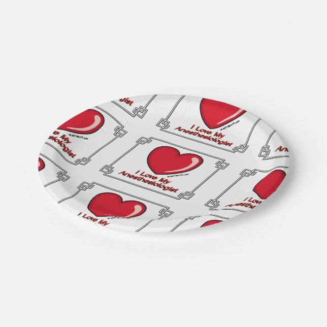 Assiettes En Carton Anesthésiste (Angle)