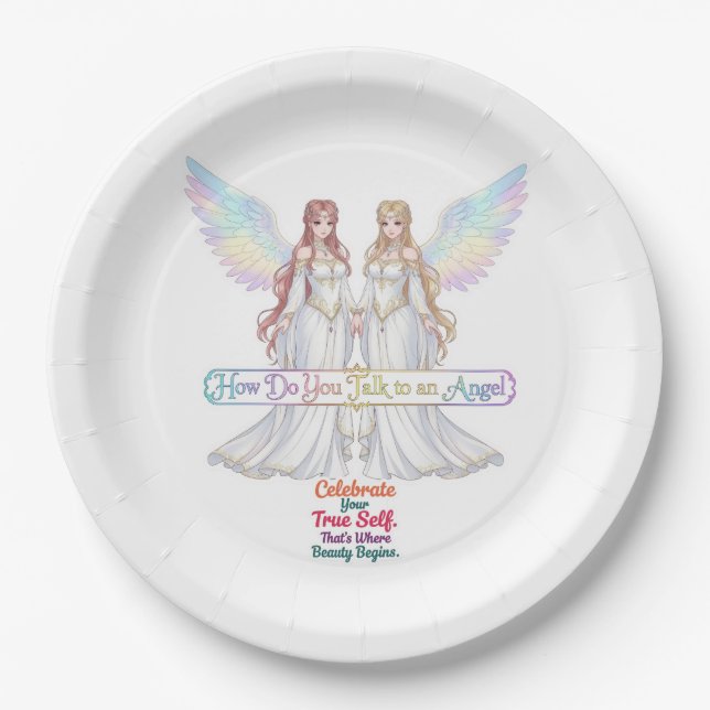 Assiettes En Carton Angel Collection (Devant)