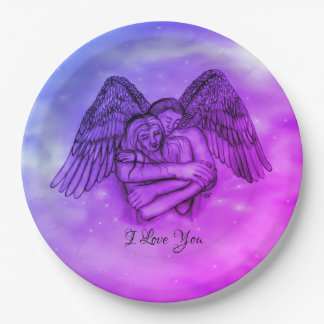 Assiettes En Carton Angel Eros in Love