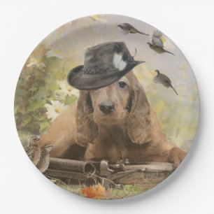 Assiettes En Carton Anglais Cocker Spaniel