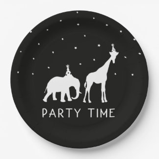 Assiettes En Carton Animaux de fête