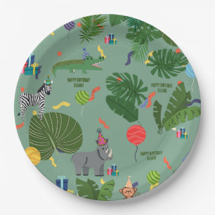 Assiettes En Carton Animaux de fête Anniversaire, Enfants, Animaux de 
