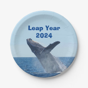 Assiettes En Carton Année bissextile 2024