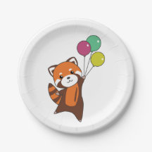Anniversaire Animal mignonne Red Panda Anniversair