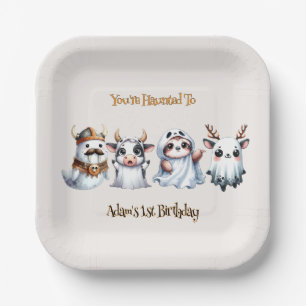 Assiettes En Carton Anniversaire de la belle Halloween