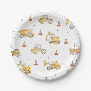 Assiettes En Carton Anniversaire de la construction