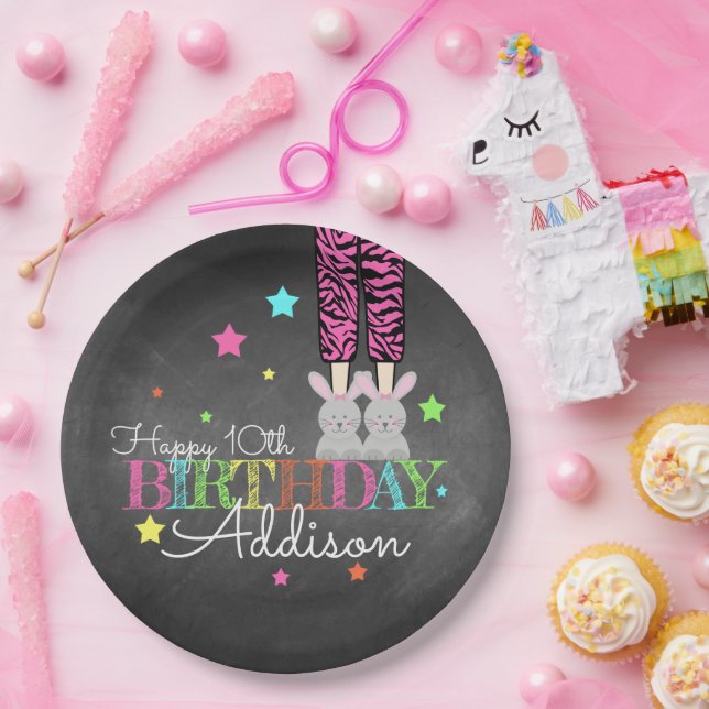 Assiettes En Carton Anniversaire de la fête du pyjama (Fête)