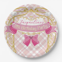 Anniversaire de la princesse Art Nouveau rose