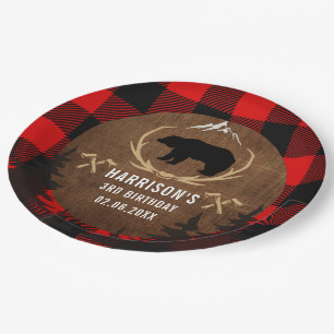 Assiettes En Carton Anniversaire de la sériole personnalisée