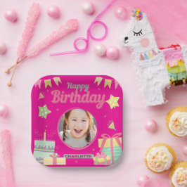 Assiettes En Carton anniversaire de princesse
