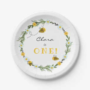 Assiettes En Carton Anniversaire des abeilles