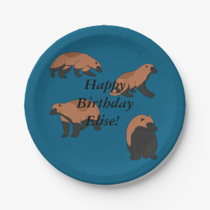 Assiettes En Carton Anniversaire des Wolverines