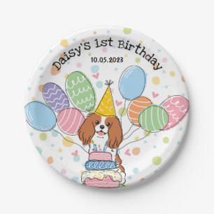 Assiettes En Carton Anniversaire du roi Charles Charles Cavalier Blenh