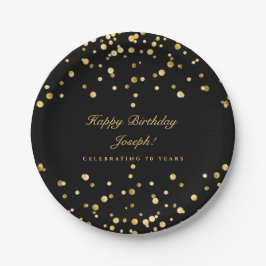 Assiettes En Carton Anniversaire personnalisé
