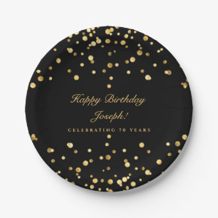 Assiettes En Carton Anniversaire personnalisé