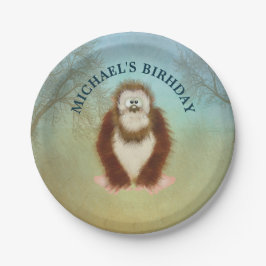 Assiettes En Carton Anniversaire personnalisé Bigfoot