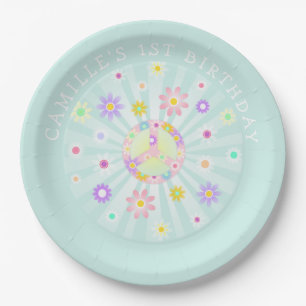 Assiettes En Carton Anniversaire super Retro