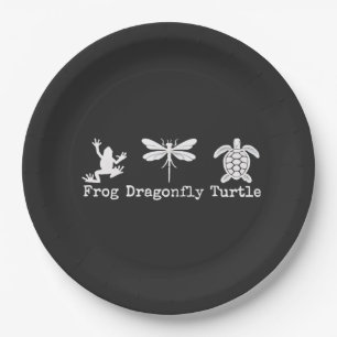 Assiettes En Carton Anti-Trump FDT Anti-Maga Frog Turtle