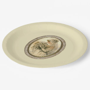 Assiettes En Carton Antique Mariée