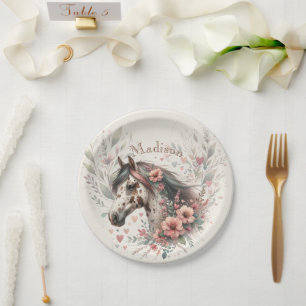 Assiettes En Carton Appaloosa Horse Anniversaire