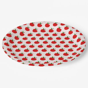 Assiettes En Carton Apple portent des fruits des motifs
