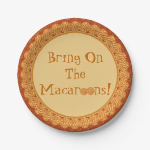 Assiettes En Carton Apportez Les Macarons ! Plaque de mélamine